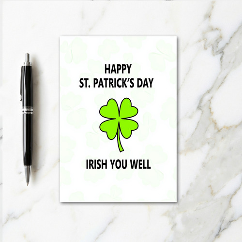 Lucky Irish Card For My Husband Card