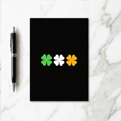 Lucky Irish Clover Card