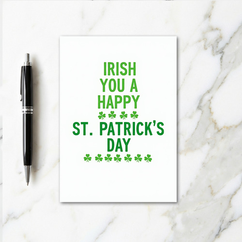 Lucky Irish Day For Partner Card