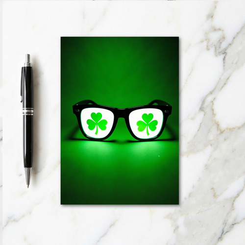 Lucky Irish Glasses Card