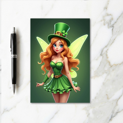 Lucky Irish Sprite Art Card