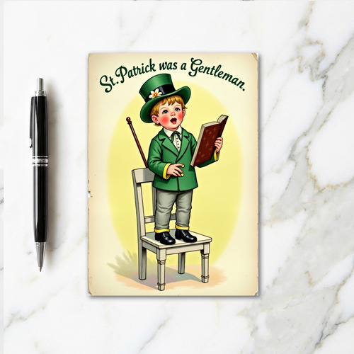 Lucky Lad St Patricks Day Card