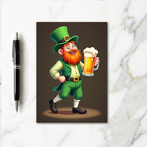 Lucky Leprechaun Brews Card