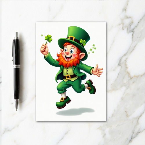 Lucky Leprechaun Card For Partner Card