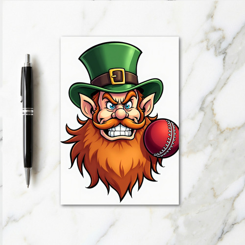 Lucky Leprechaun Cricket Card