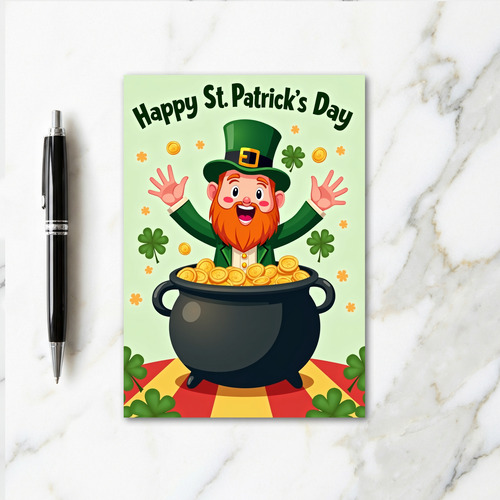 Lucky Leprechaun Day Card