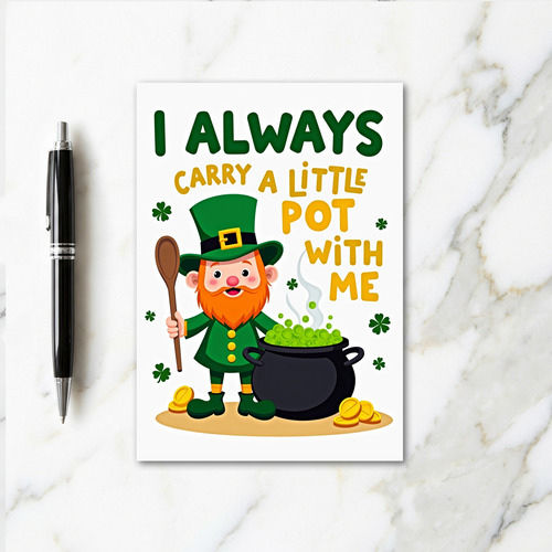 Lucky Leprechaun Feast Day Card