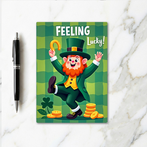 Lucky Leprechaun Feeling Card