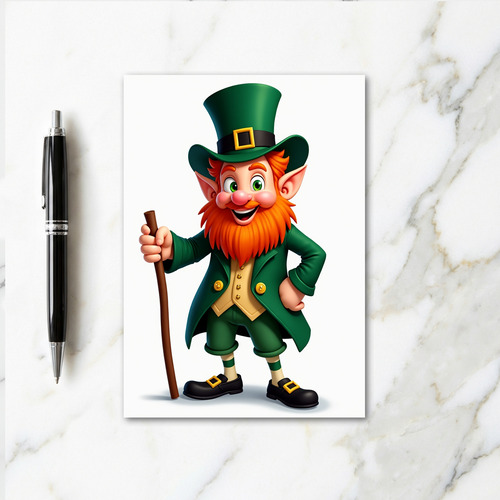 Lucky Leprechaun Fun Day Card