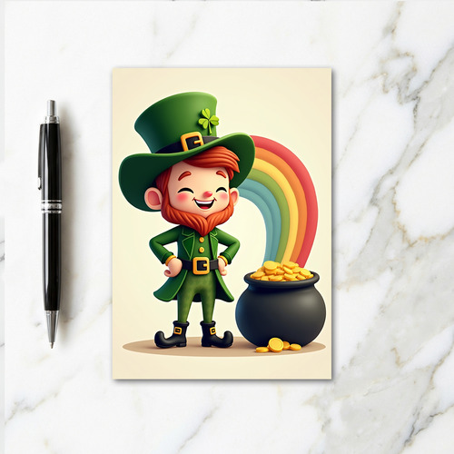 Lucky Leprechaun Gold Find Card