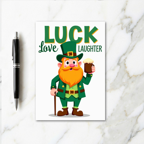 Lucky Leprechaun Graphic Card