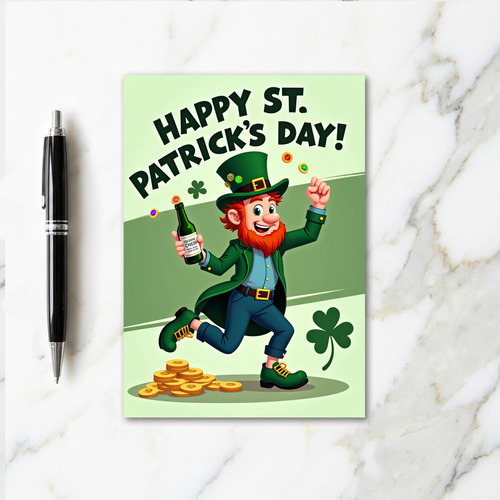 Lucky Leprechaun Happy Day Card