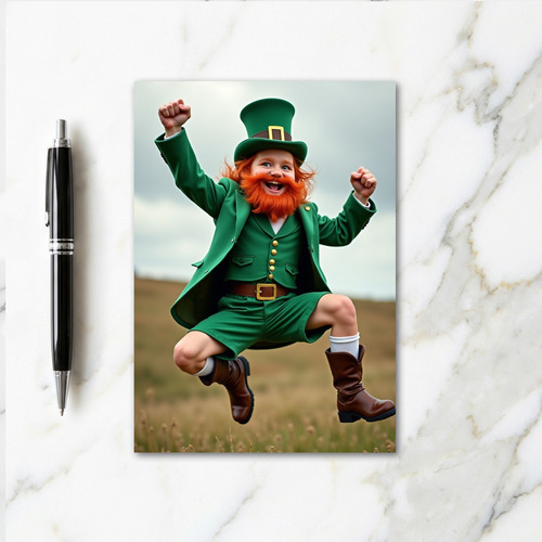 Lucky Leprechaun Joy Card