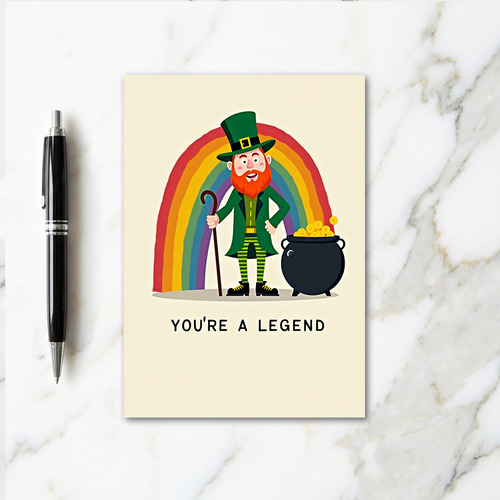Lucky Leprechaun Legend Card