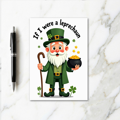 Lucky Leprechaun Scene Card