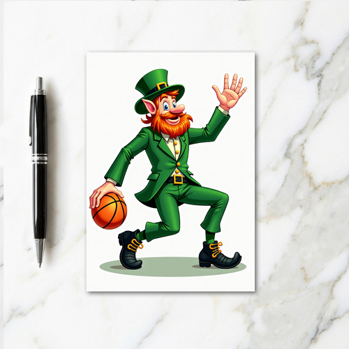 Lucky Leprechaun Sports Star Card
