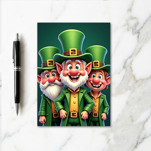 Lucky Leprechauns For Husband Card