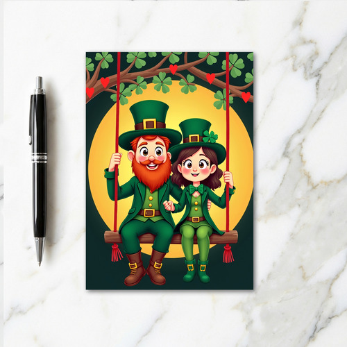Lucky Leprechauns Love Card