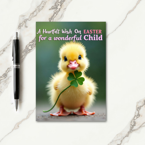 Lucky Little Bird Card