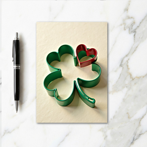 Lucky Love Cookie Cutter Card