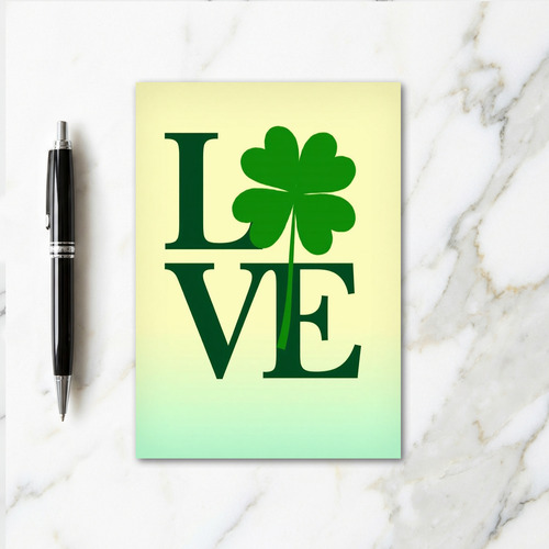 Lucky Love Emerald Card
