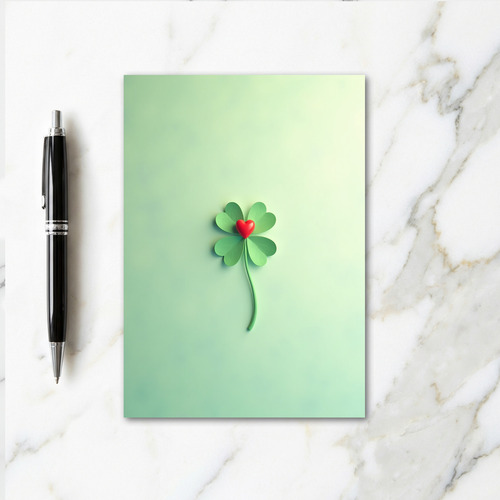 Lucky Love Faux Gold Foil Card