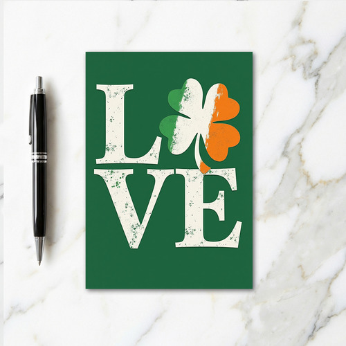 Lucky Love Irish Card