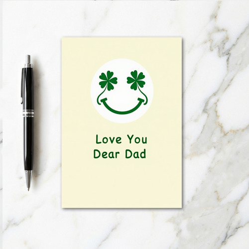 Lucky Love You Dad Card
