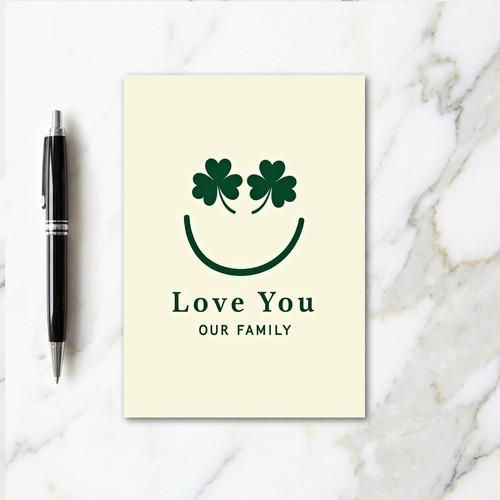 Lucky Love You Family Card