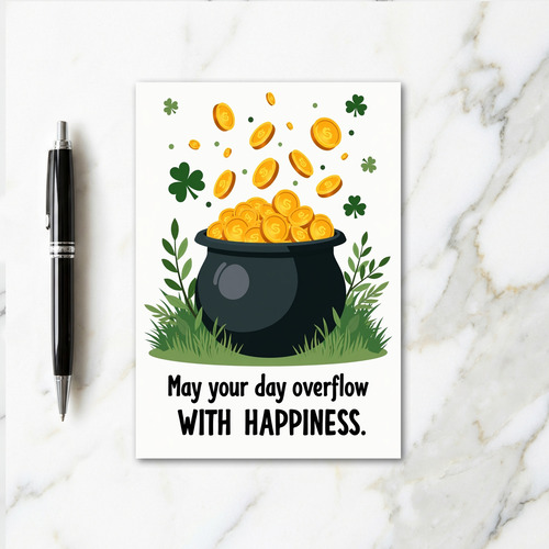 Lucky Overflowing Fortune Card