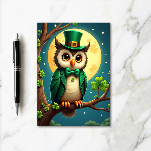 Lucky Owl Festive Fun Card