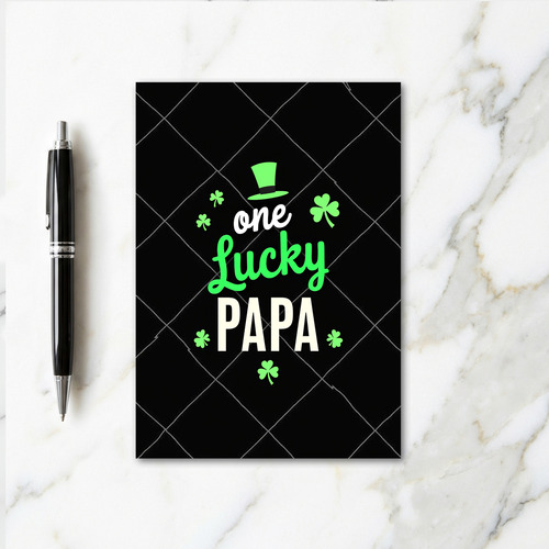 Lucky Papa St Patricks Day Card