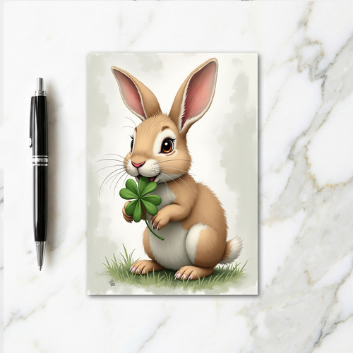 Lucky Rabbit Springtime Joy Card