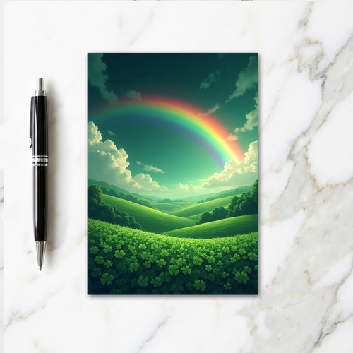 Lucky Rainbow Landscape Card