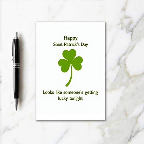 Lucky Saint Patricks Day Art Card