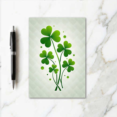 Lucky Shamrock Bouquet Green Card