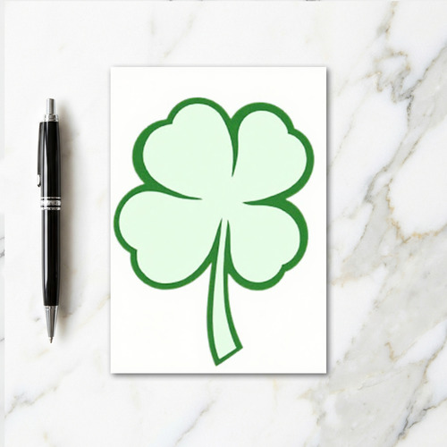 Lucky Shamrock Card For Partner