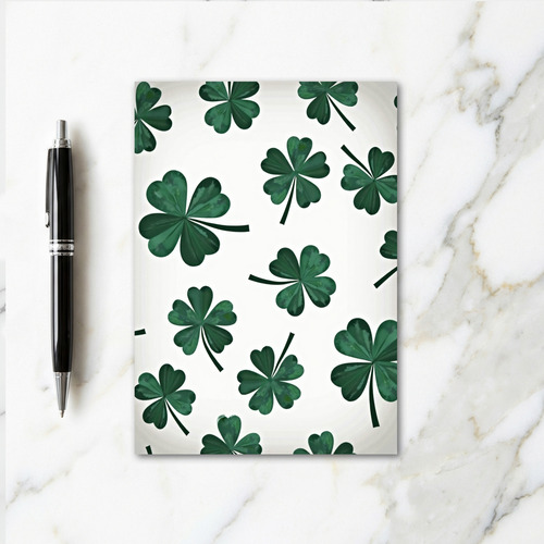 Lucky Shamrock Clover Card