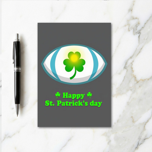 Lucky Shamrock Eye St Patricks Card