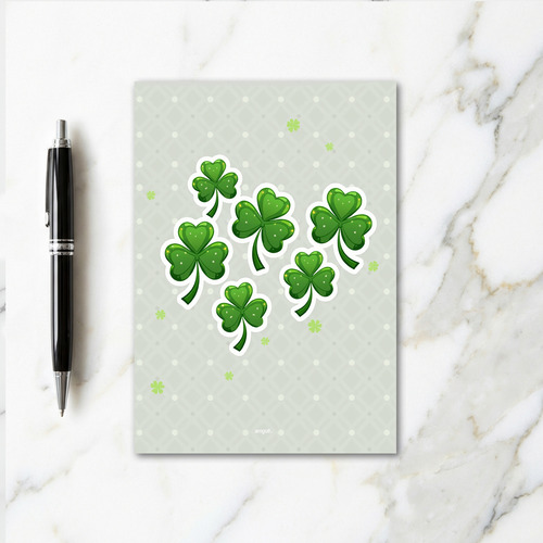 Lucky Shamrock Glossy Card
