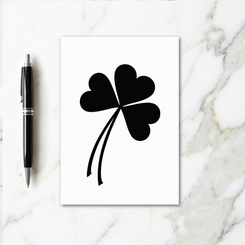 Lucky Shamrock Graphic Art Card