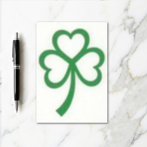 Lucky Shamrock Heartfelt Card