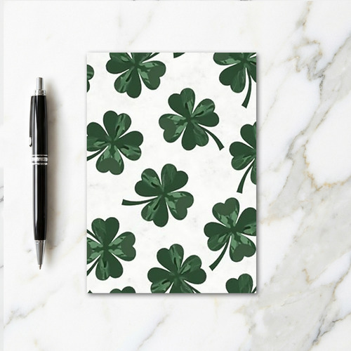 Lucky Shamrock Pattern Card
