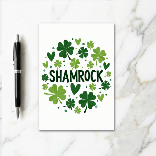 Lucky Shamrock Season Card