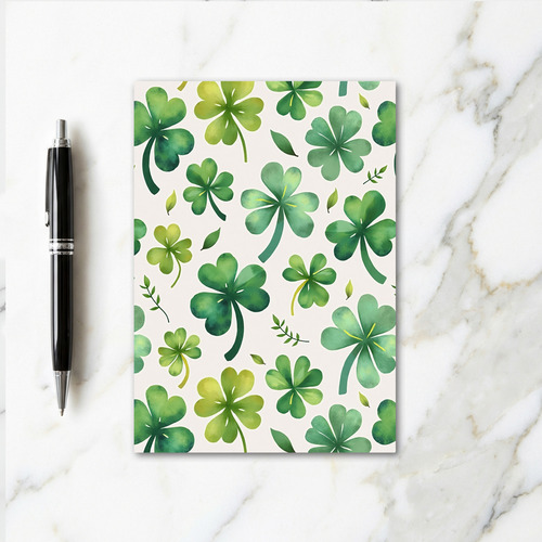Lucky Shamrock Spring Card