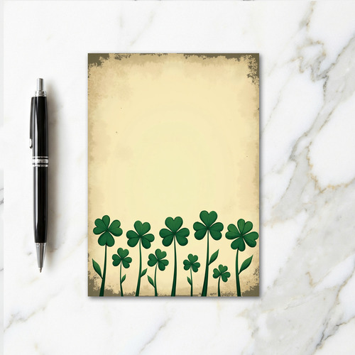 Lucky Shamrock Vintage Style Card