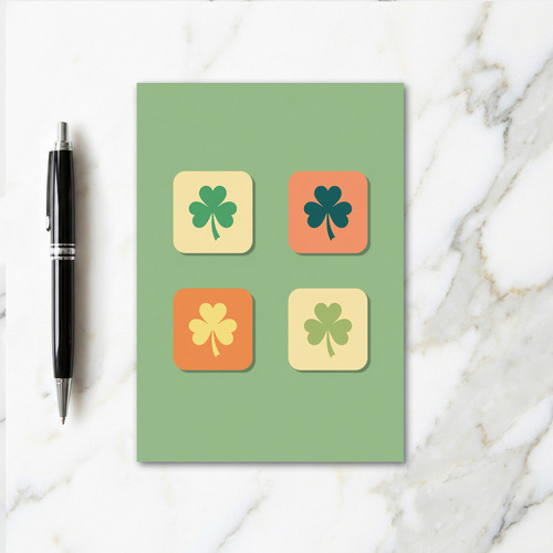 Lucky Shamrocks Art Card