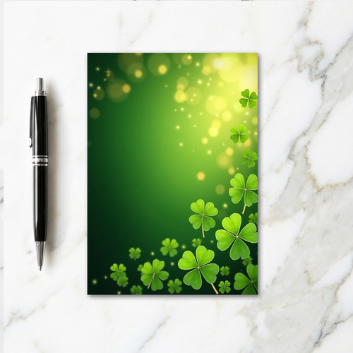 Lucky Shamrocks For Partner Card