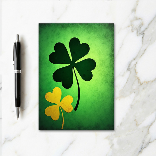 Lucky Shamrocks Green Card