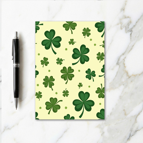 Lucky Shamrocks Pattern Card